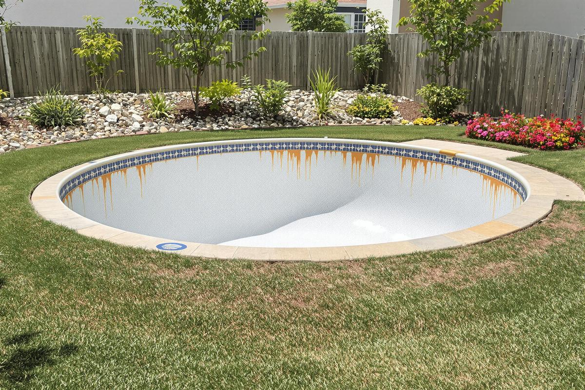 Les risques de laisser une piscine coque vide