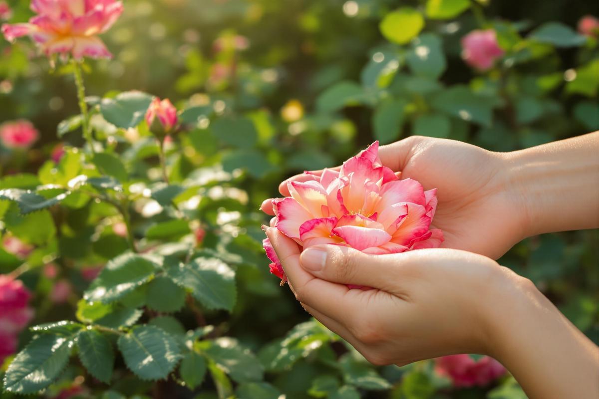 Récolter et préparer les pétales de roses