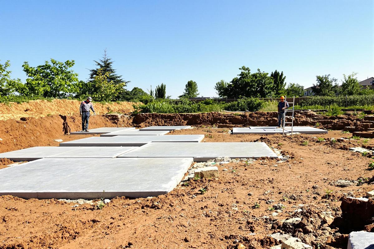 Pourquoi poser des dalles béton directement sur la terre ?