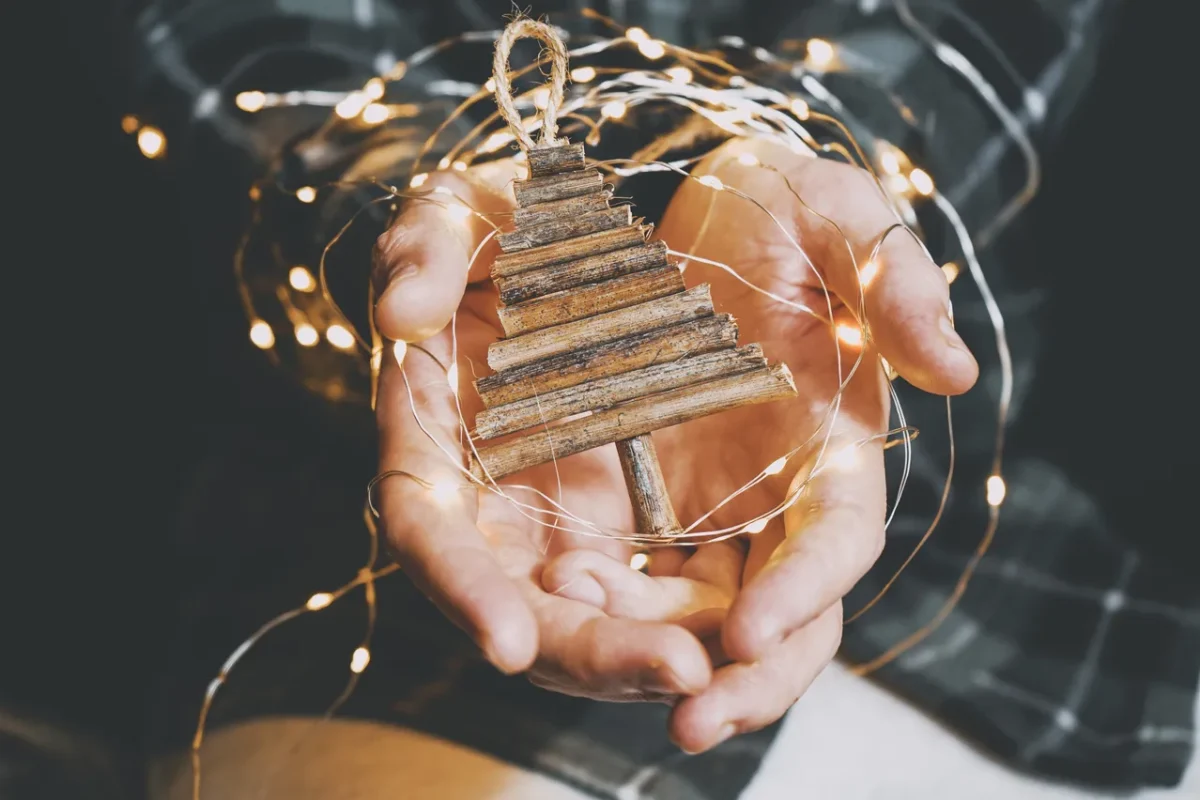 diy noel rondins de bois