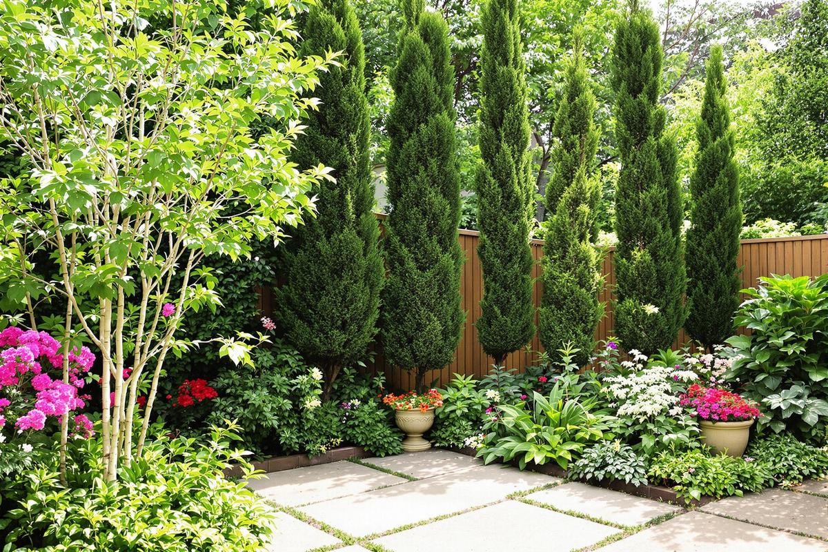 Arbres étroits pour petits terrains