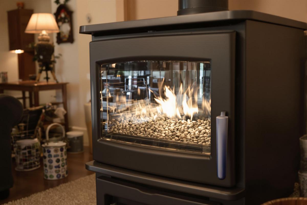 Vitre poêle à granulés noircit conduit trop long : Solutions si la vitre de votre poêle noircit