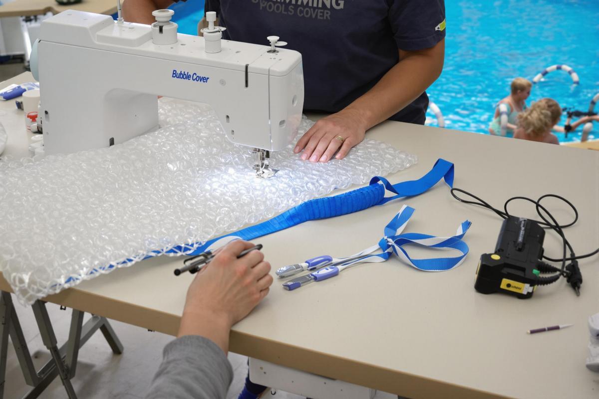 Comment coudre une bâche à bulle sans l’abîmer ?