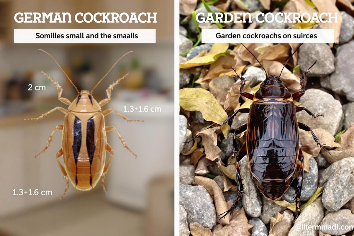 Insecte ressemblant blatte germanique blatte de jardin