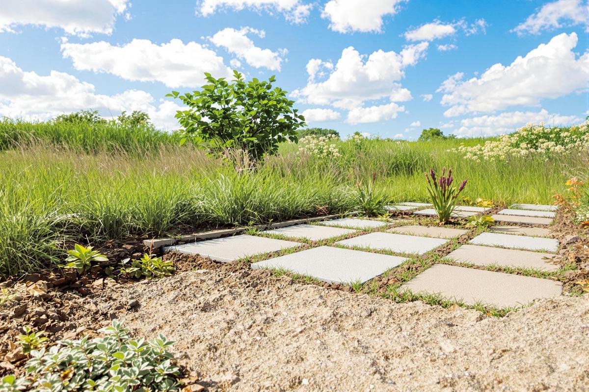 Peut-on poser des dalles béton directement sur la terre ?