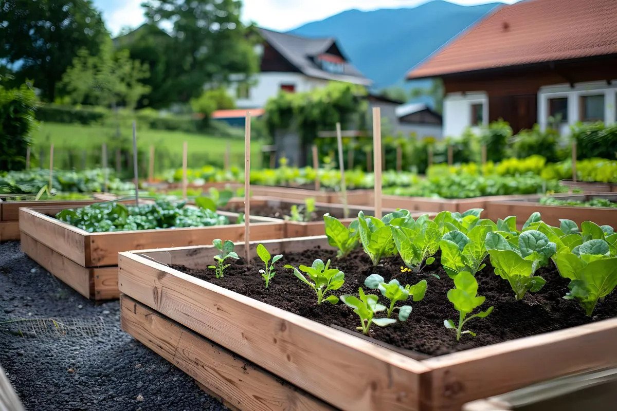 Potager en mai