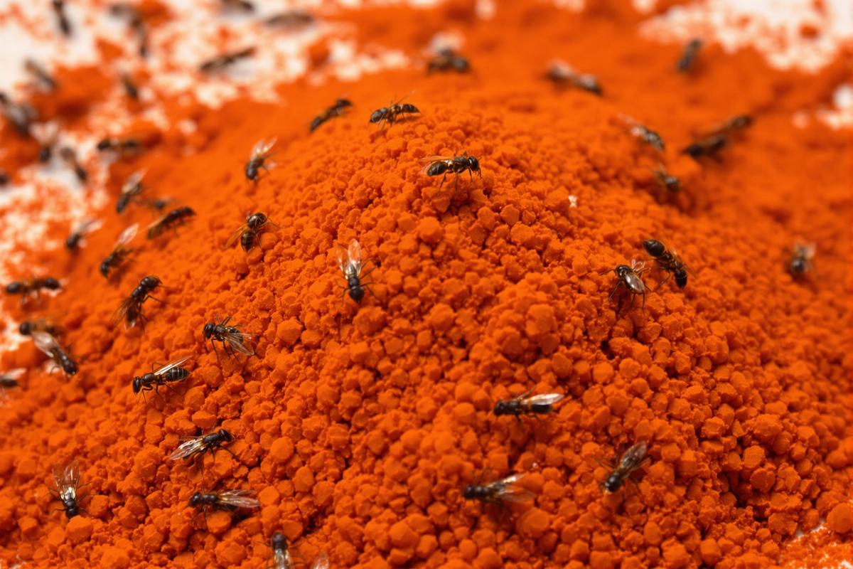 Cette poudre de cuisine agit comme un répulsif naturel contre les fourmis et les mouches