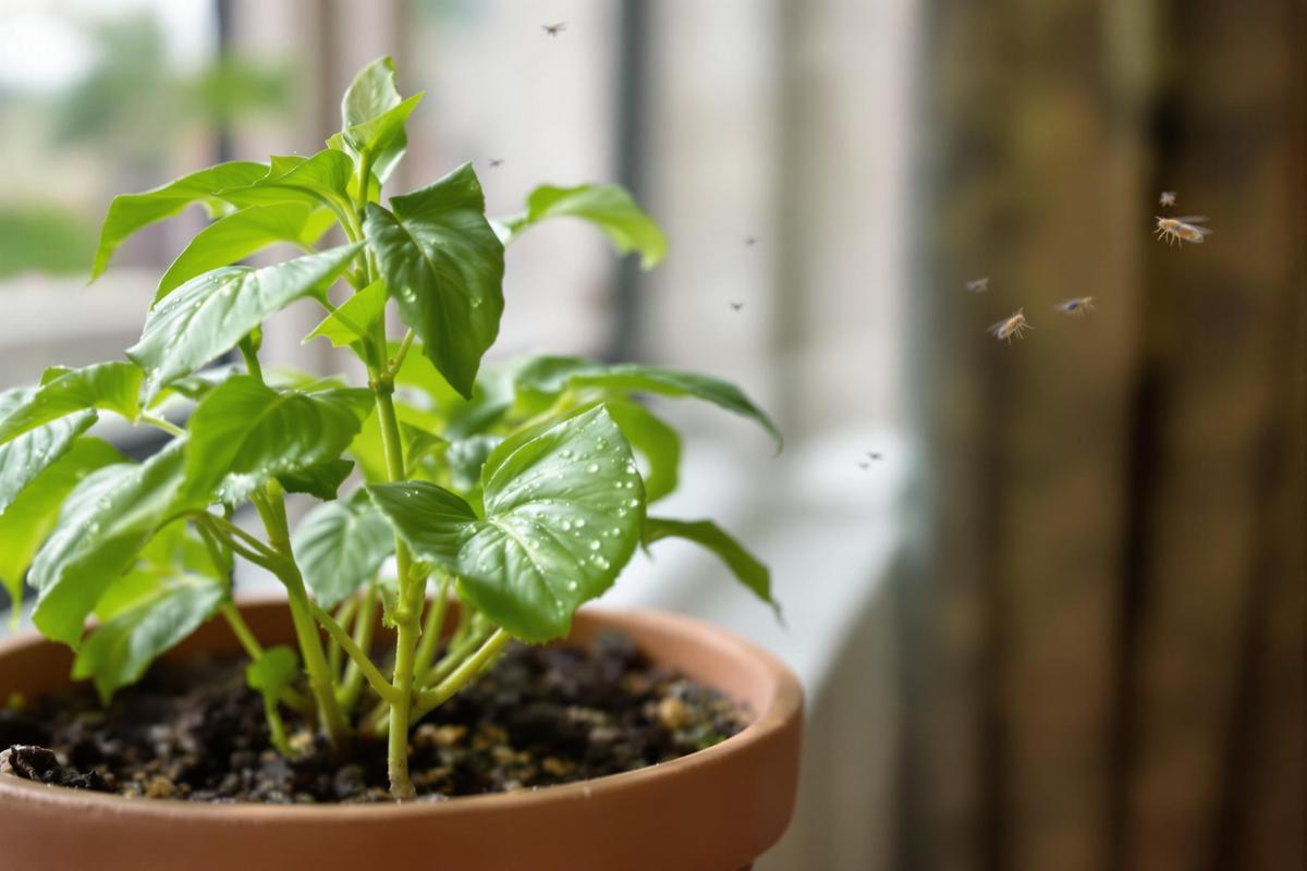 Comment se débarrasser des moucherons dans les plantes